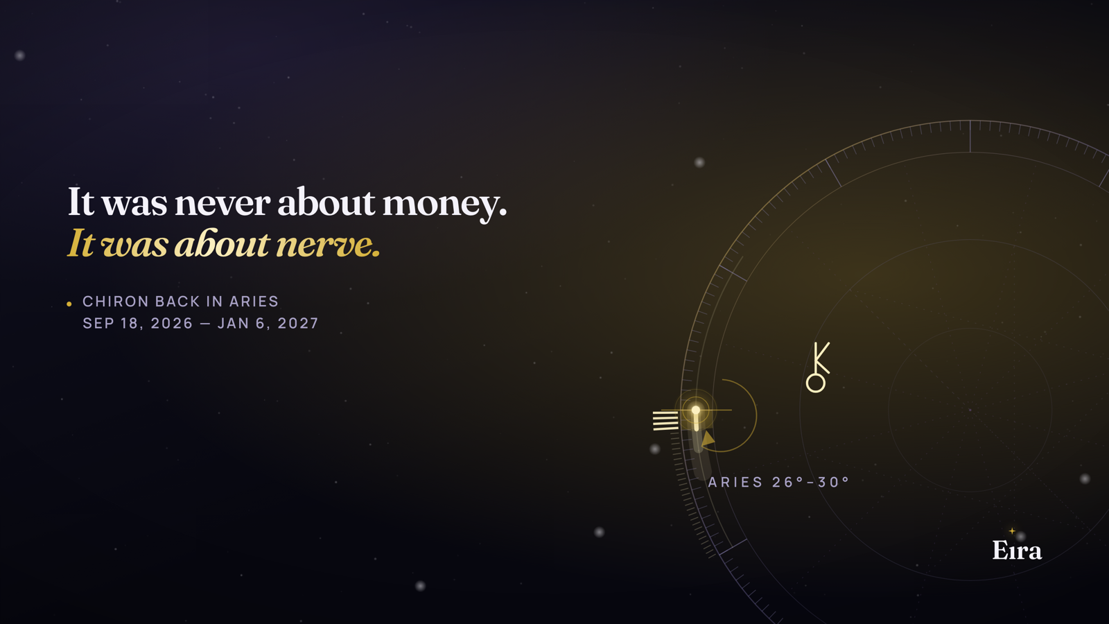 Chiron back in Aries: what surfaces until January