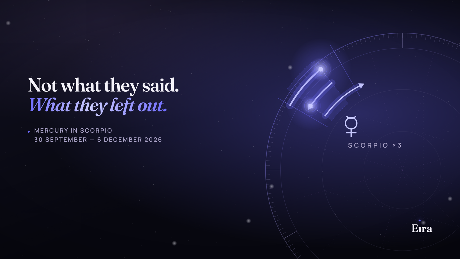 Mercury in Scorpio 2026: Hearing What Goes Unsaid