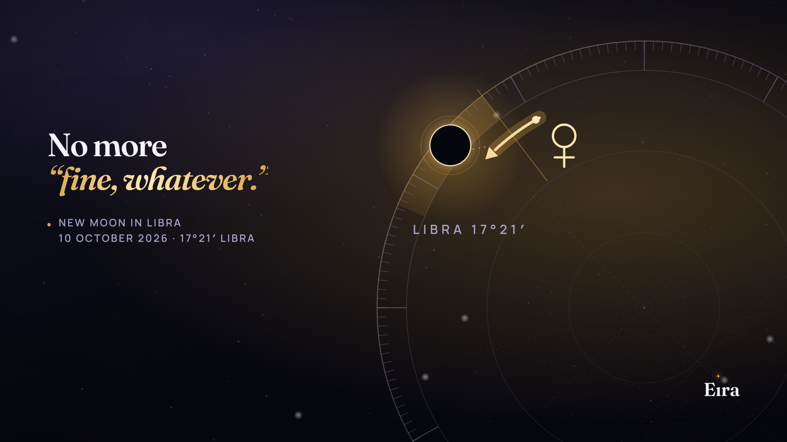 New Moon in Libra October 2026: Stop Saying Fine