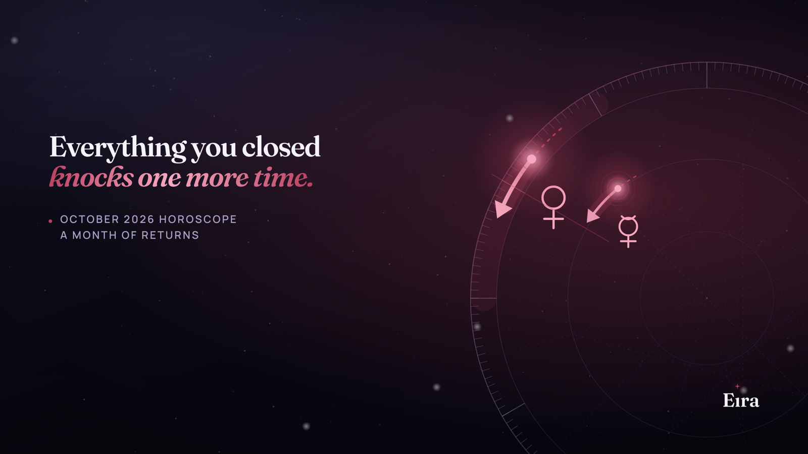 October 2026 Horoscope: A Month of Returns