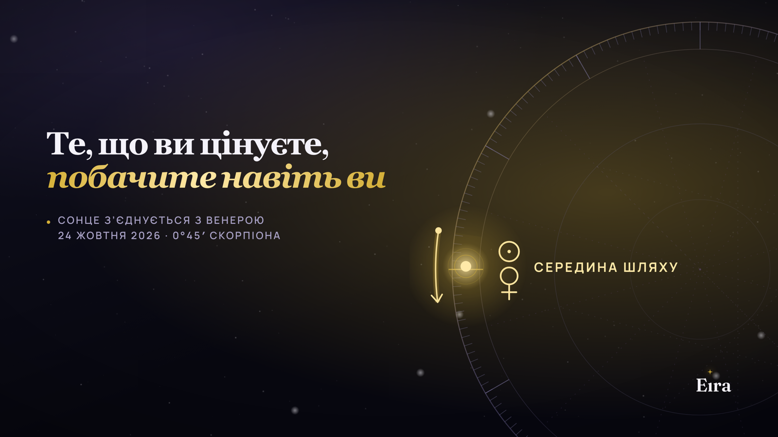 Сонце з’єднується з Венерою 24 жовтня 2026